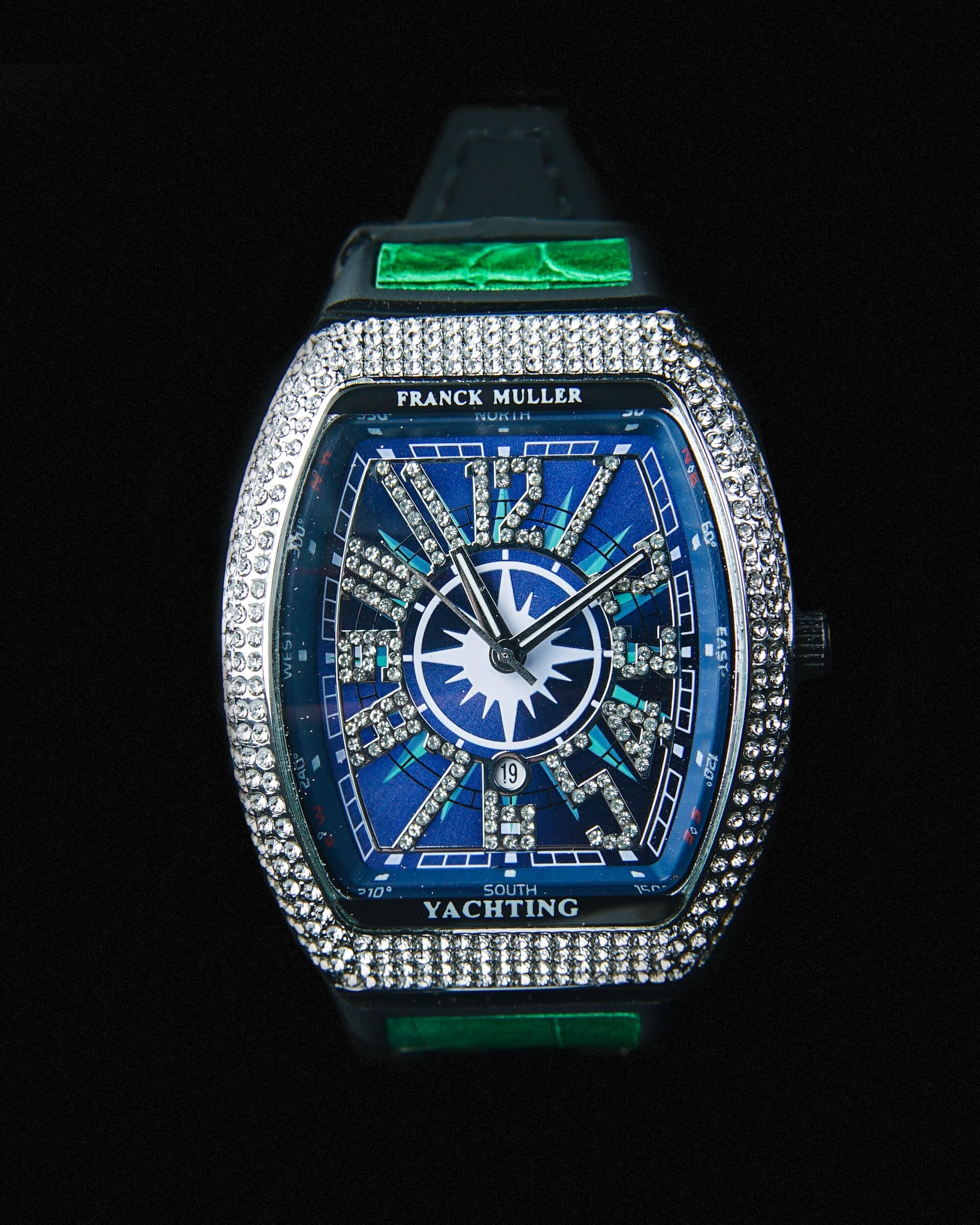 FR MLR GREEN STRAP WATCHES