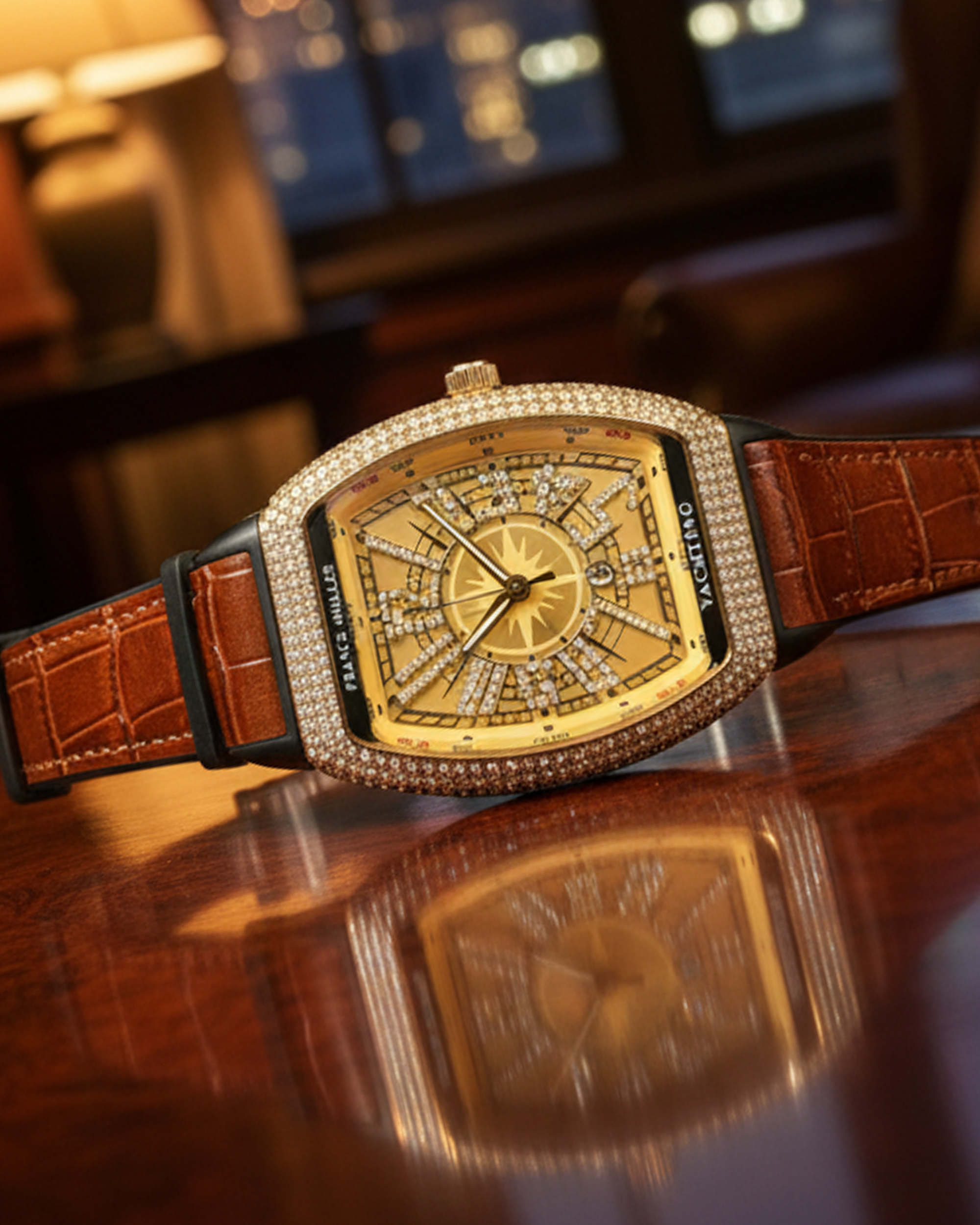 FR MLR BROWN STRAP WATCHES