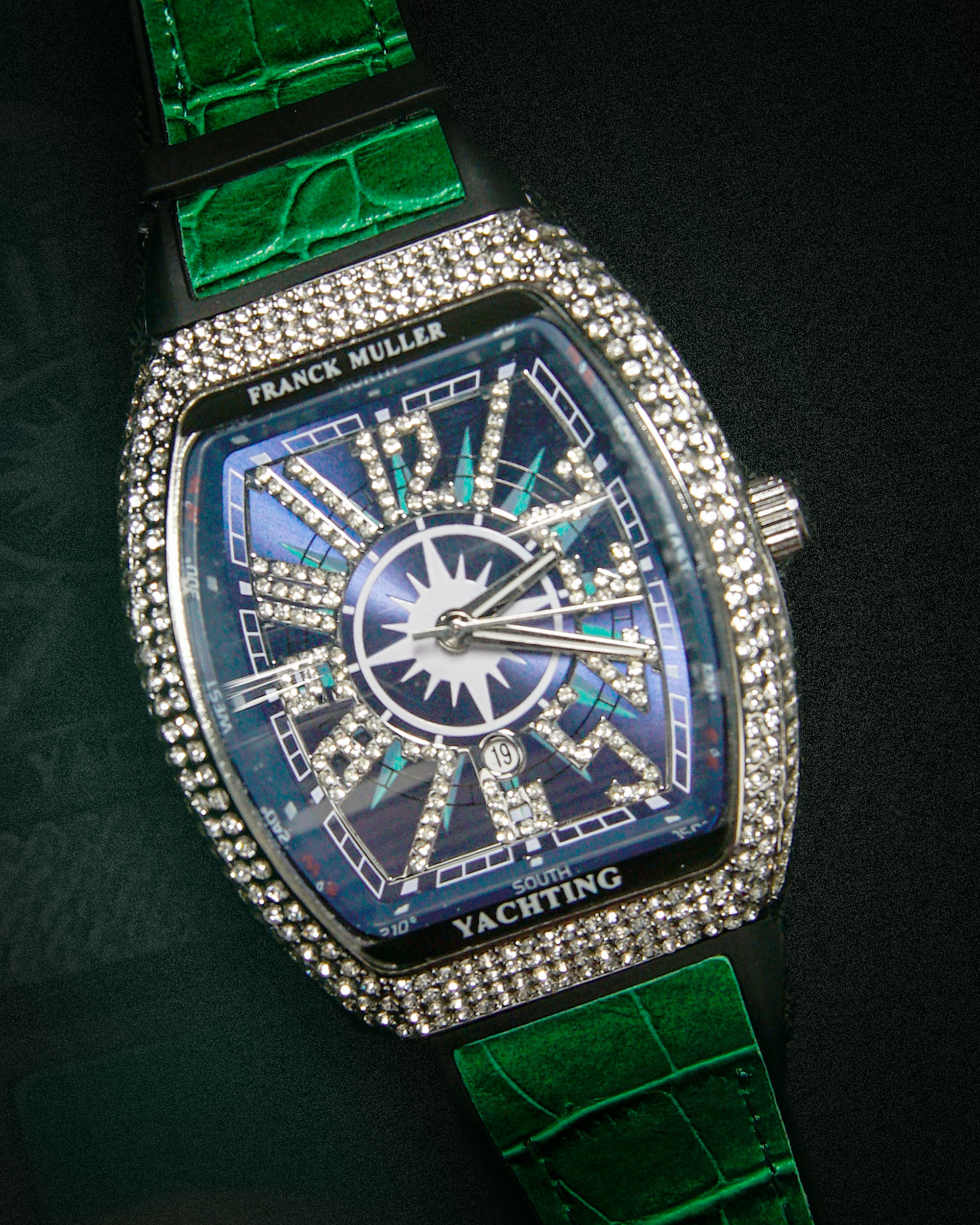 FR MLR GREEN STRAP WATCHES