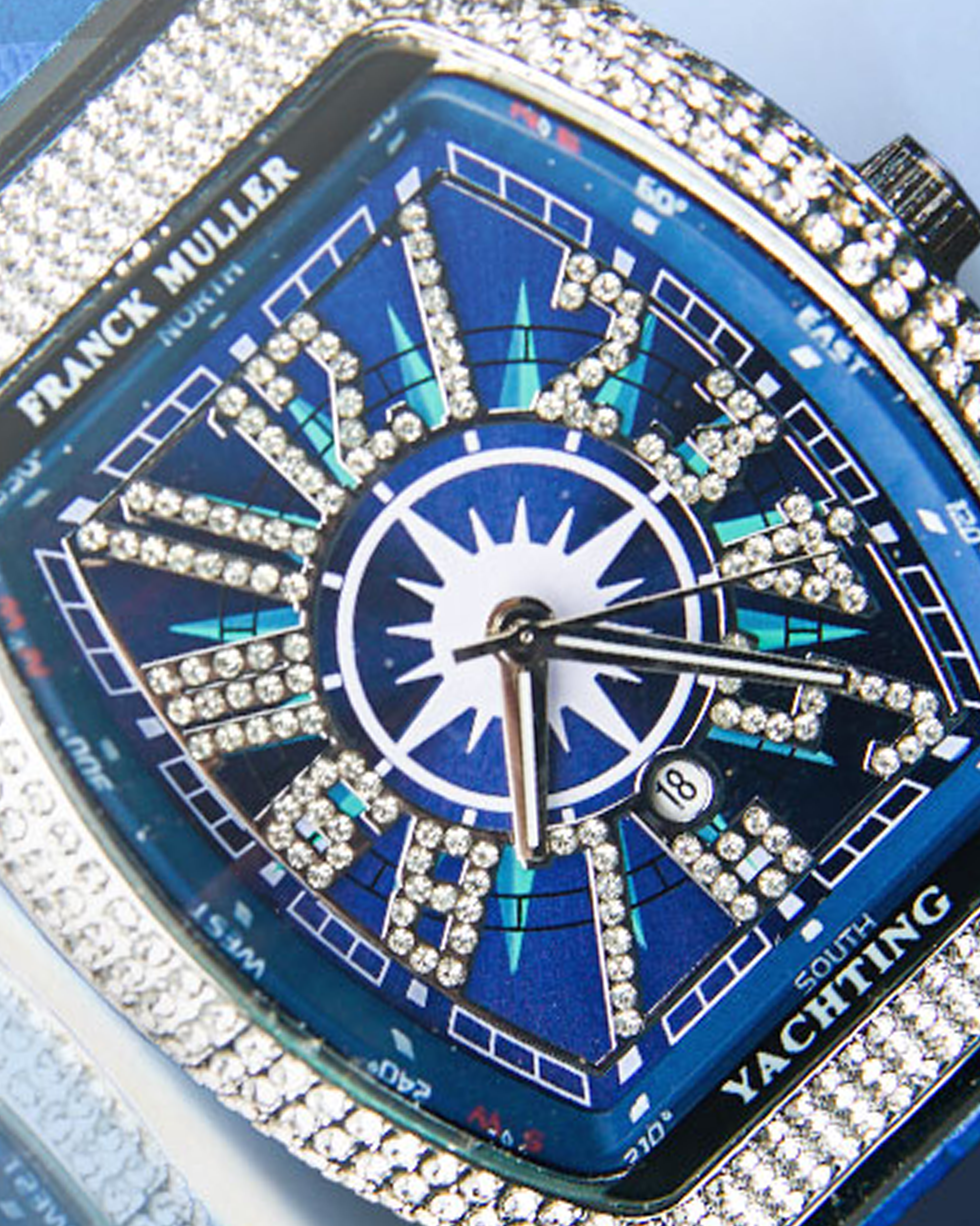 FR MLR BLUE STRAP WATCHES