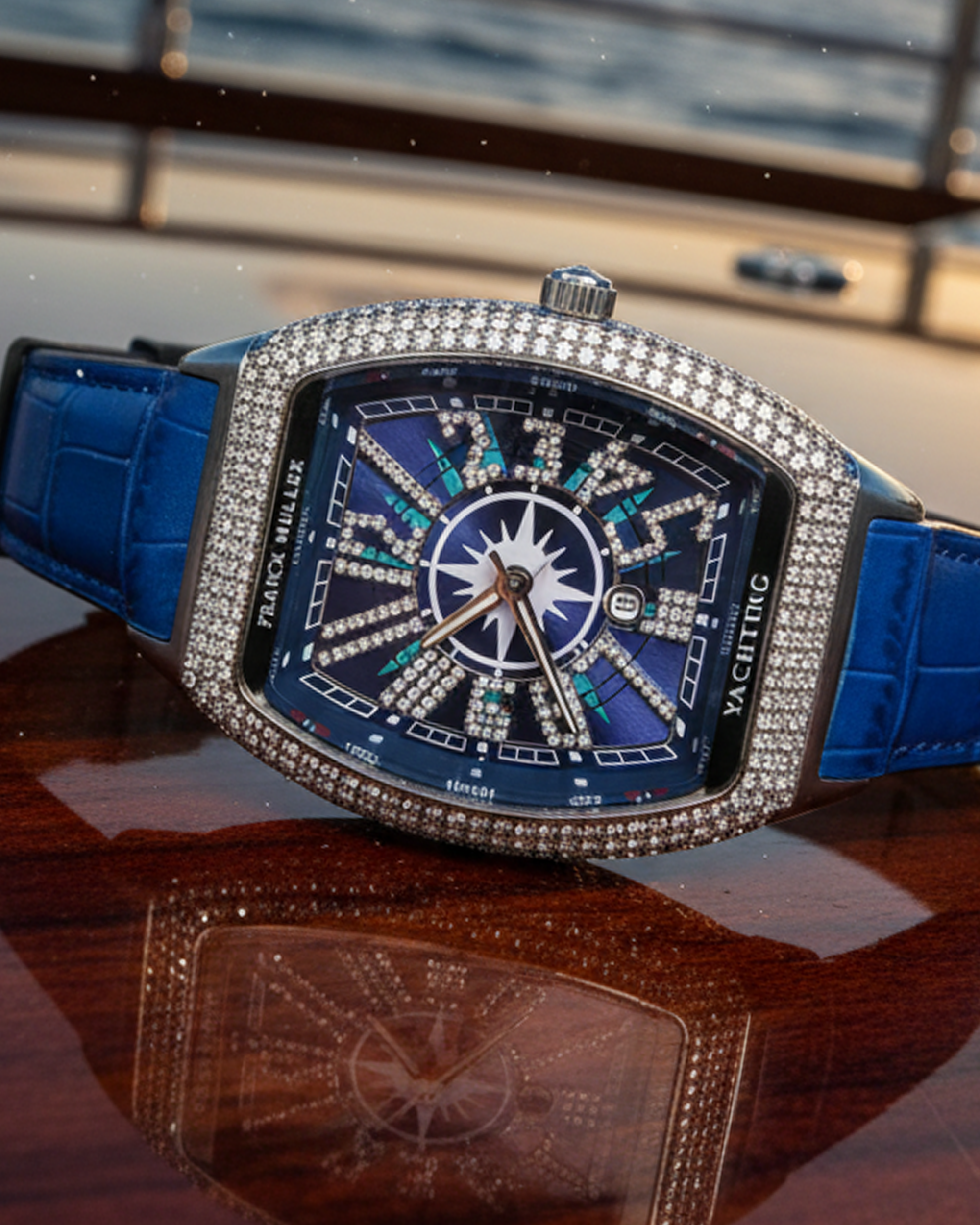 FR MLR BLUE STRAP WATCHES