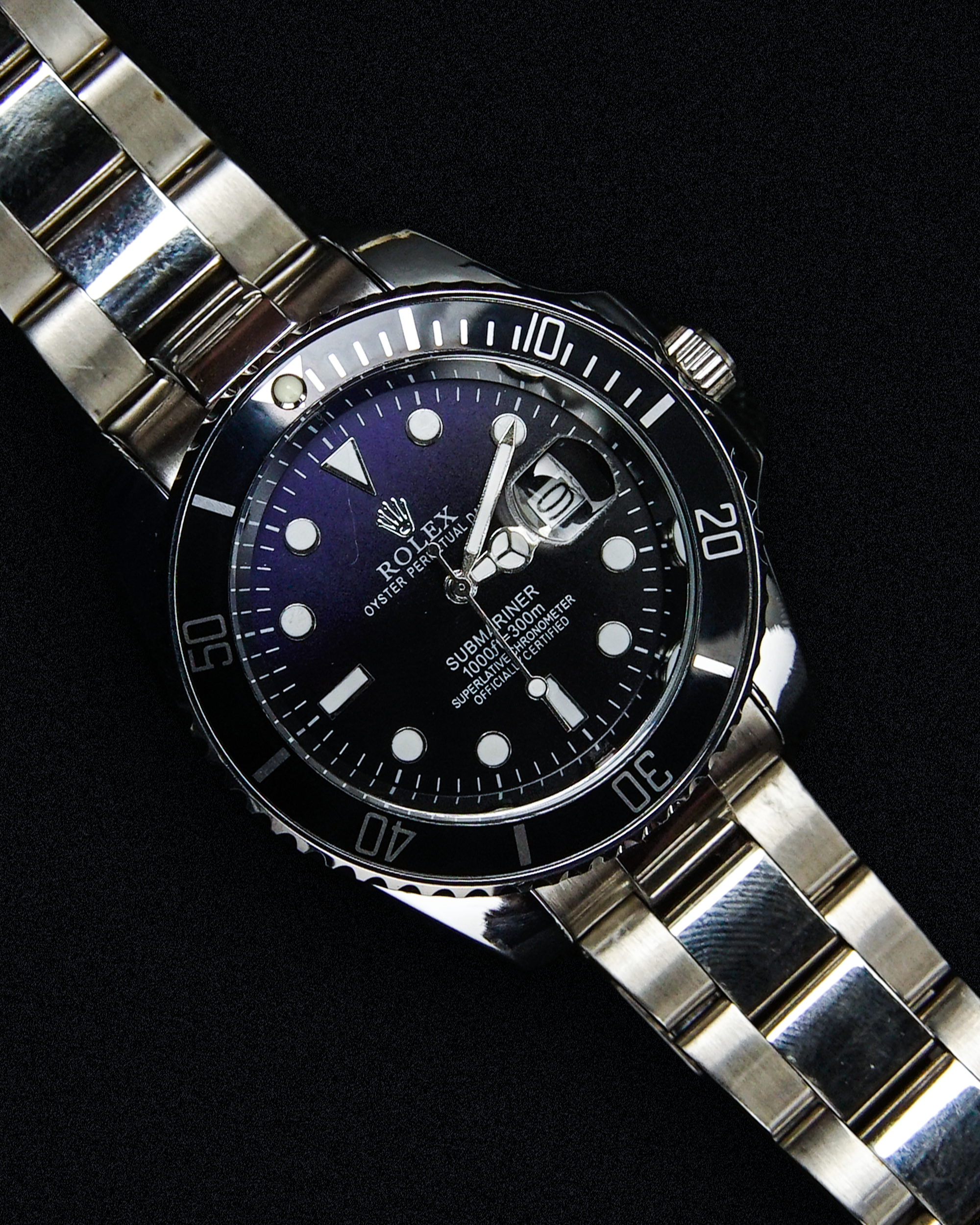 RLX-GMT MSTER BLACK CHAIN