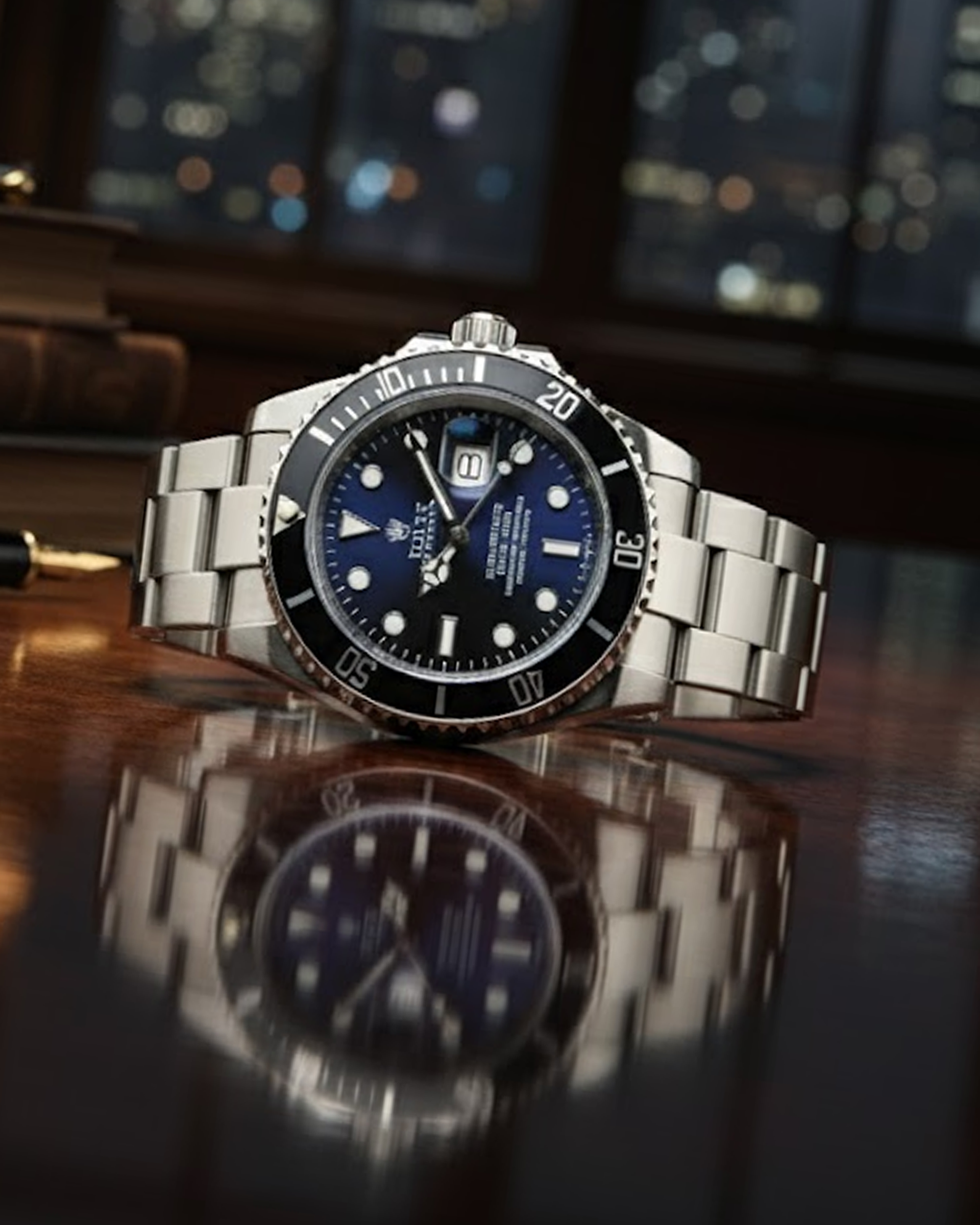 RLX-GMT MSTER BLACK CHAIN