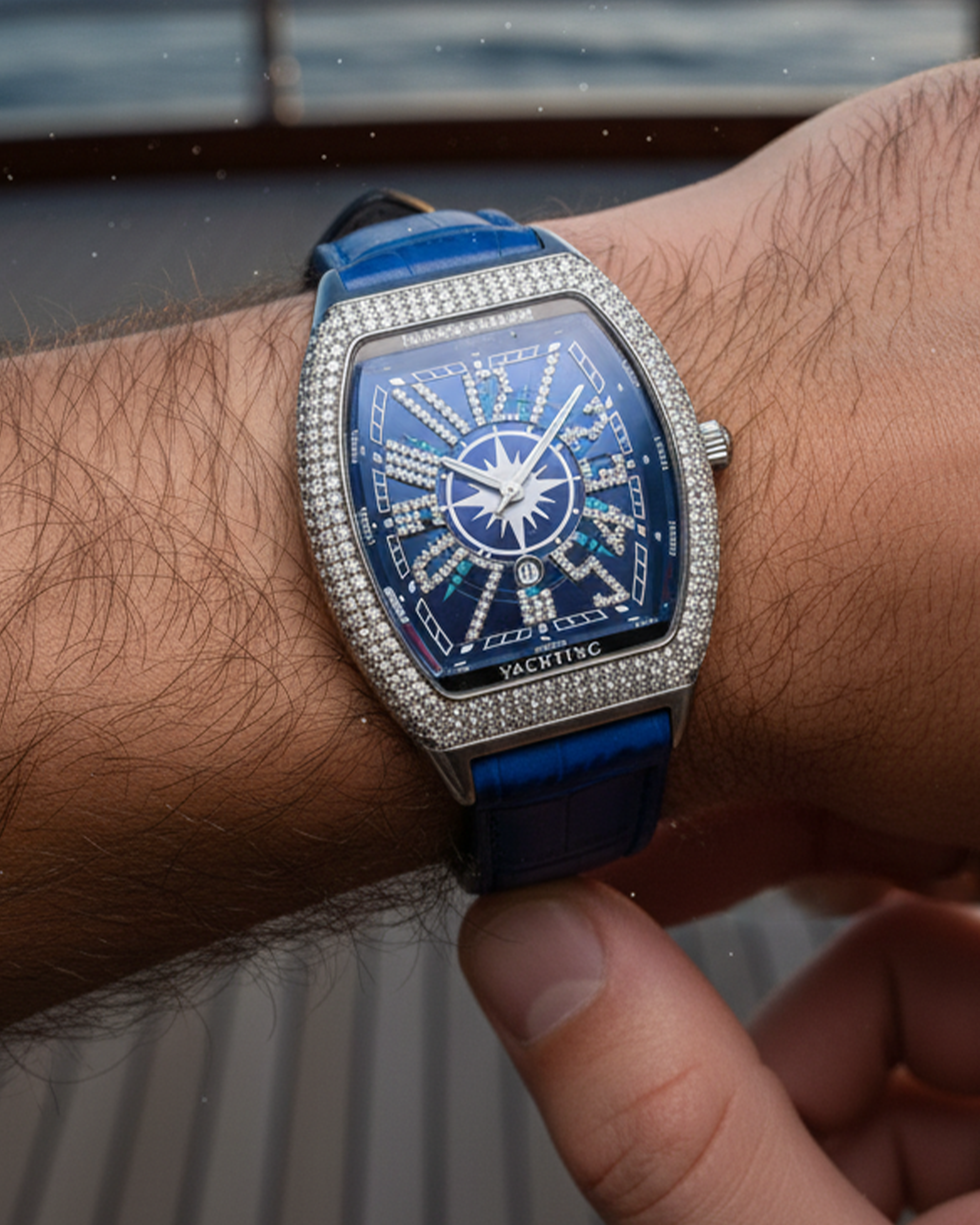 FR MLR BLUE STRAP WATCHES